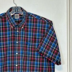 Cinch Blue‎ and Red Plaid Western Button-Down Shirt Size Large Bin4
